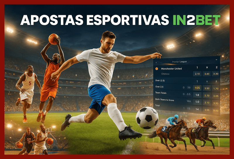 Apostas esportivas no cassino online IN2BET