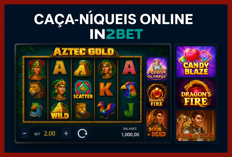 Explore o mundo das slot machines no IN2BET Casino